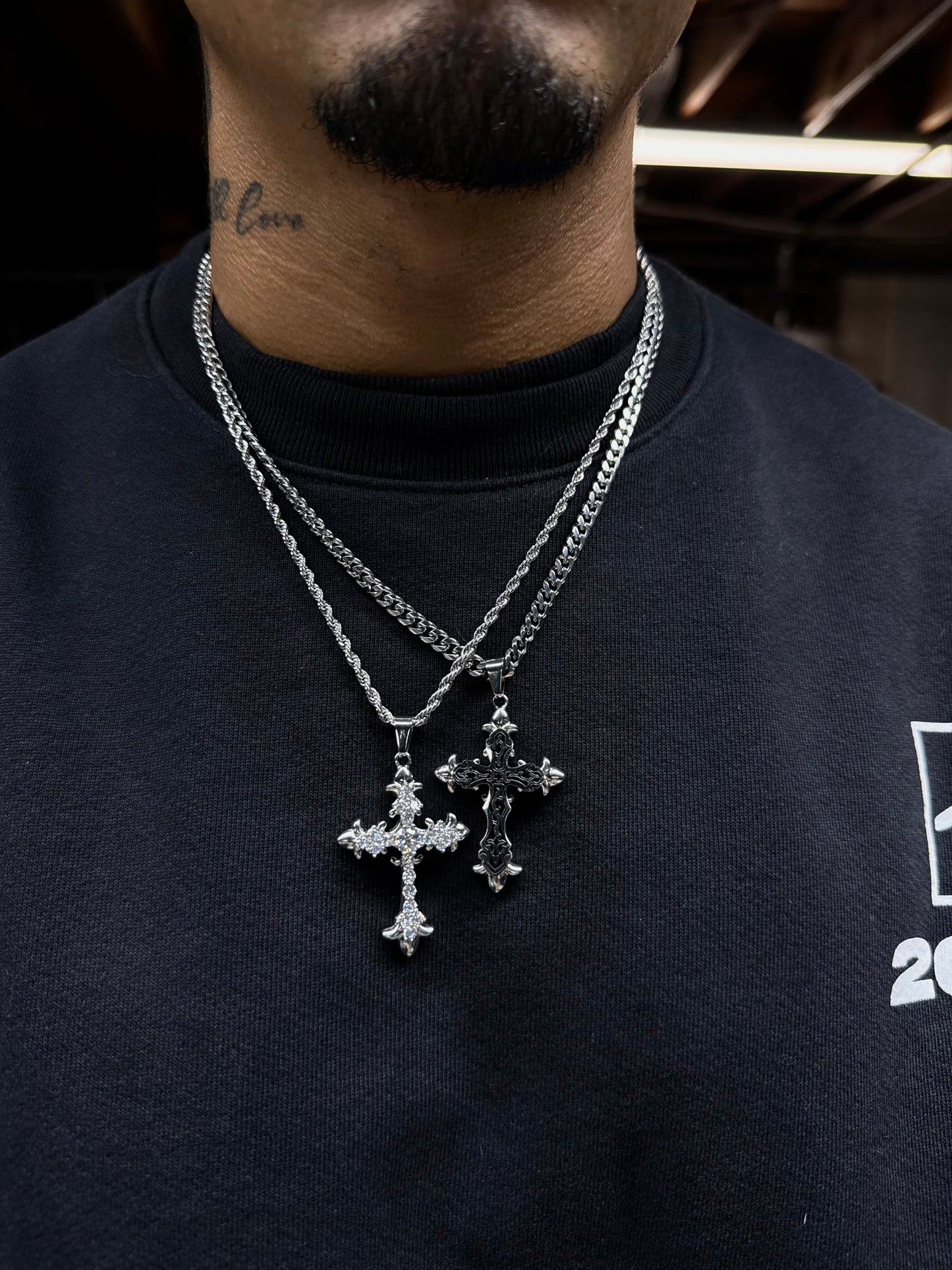 Rare Diamond Baroque Cross