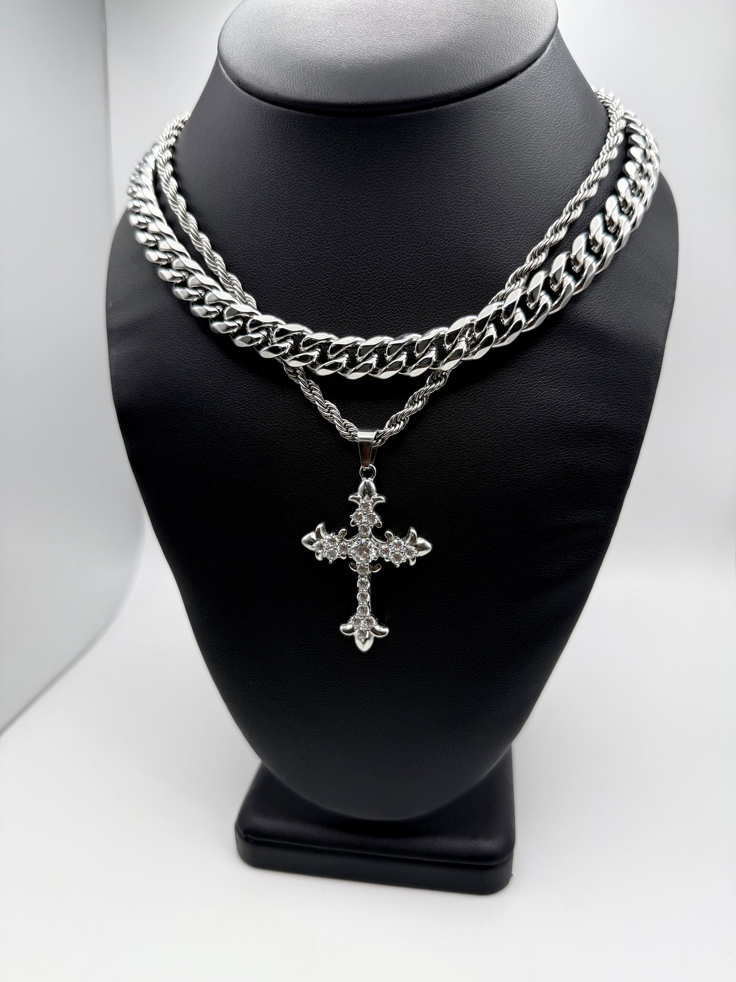 Rare Diamond Baroque Cross