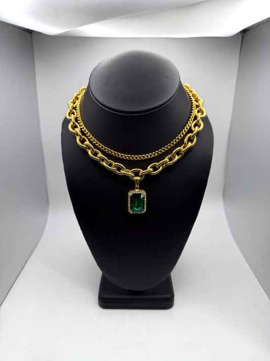 Golden Gem Necklace