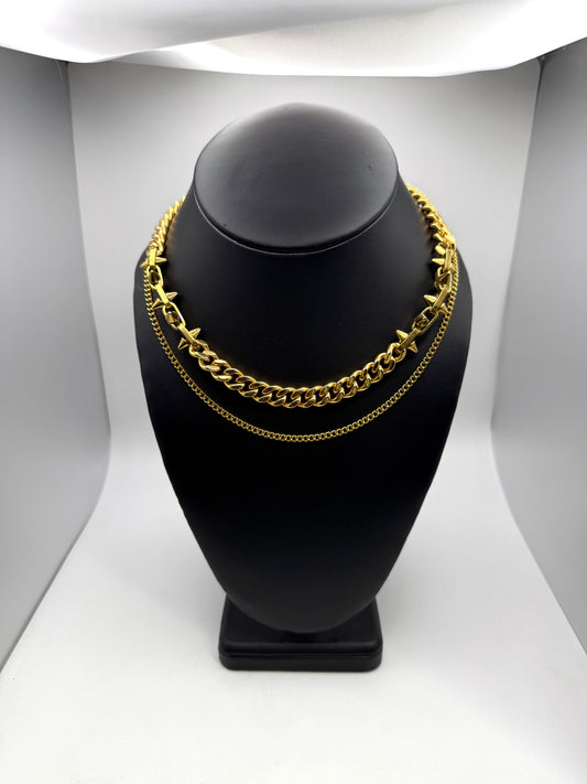 Gold Spiked Stack