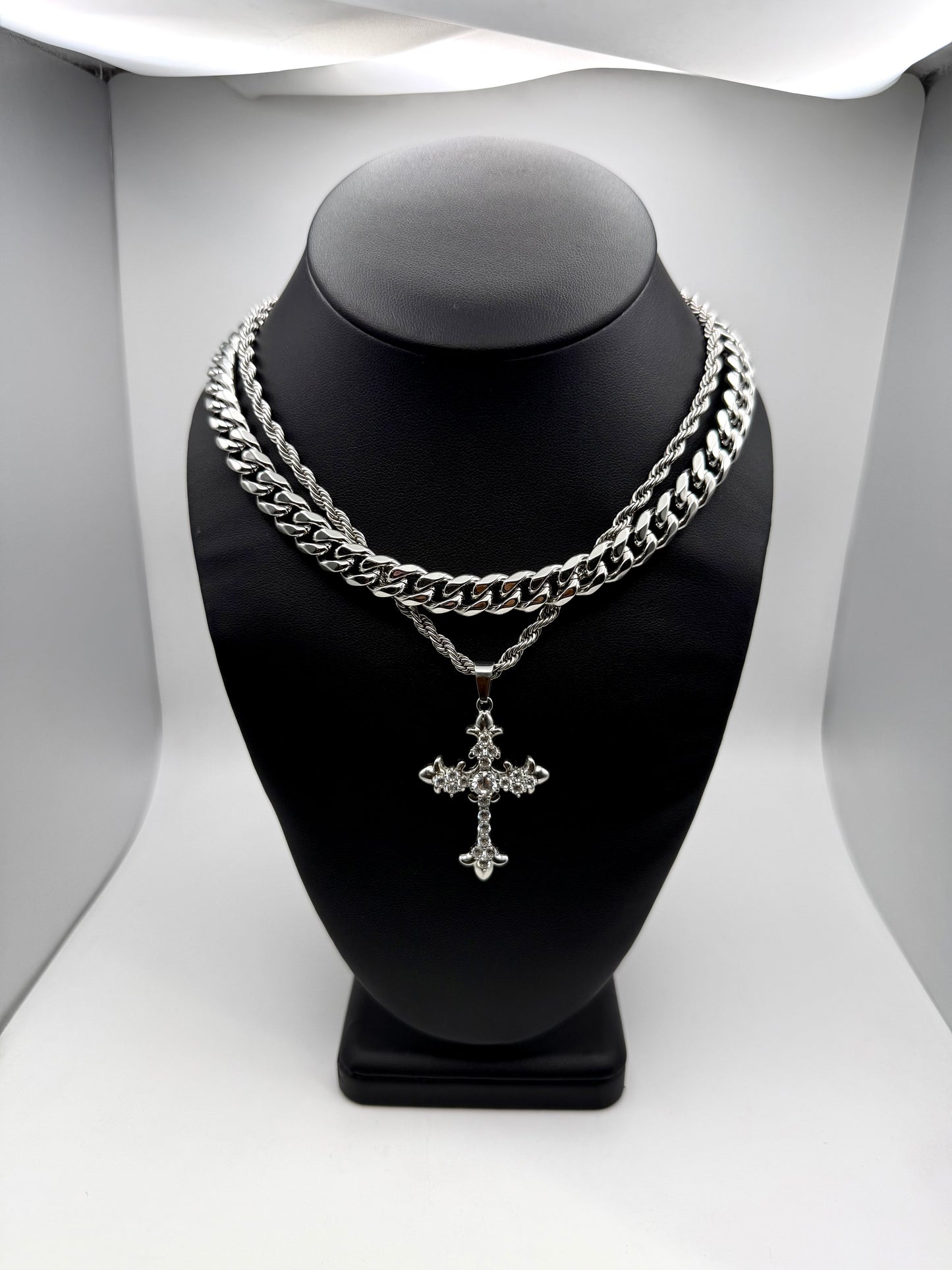 Rare Diamond Baroque Cross