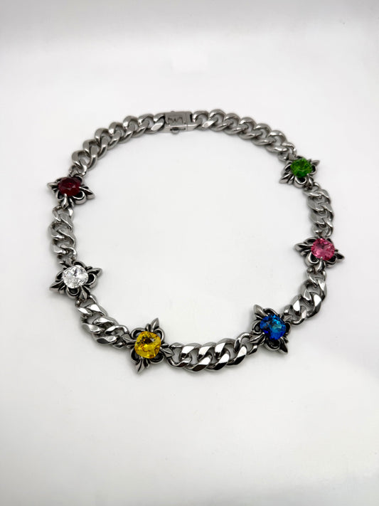 3:3 Ultra Multi Gem Necklace
